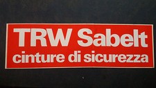 Adesivo Sticker TRW SABELT