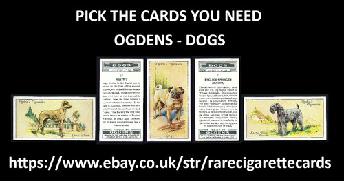 Ogdens dogs pick - -, cards