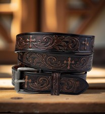 Cintura western croce cowboy