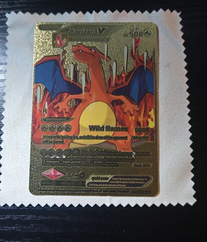Charizard gold foil fiamme - charizard,