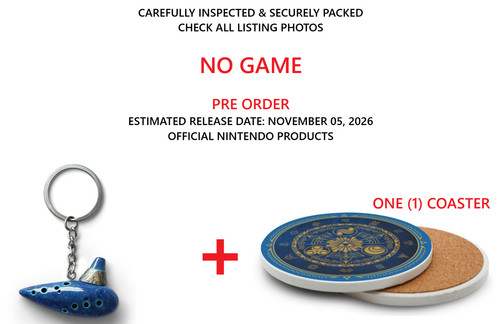 Ocarina keychain coaster the - ocarina, +