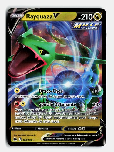 Carte pokémon rayquaza - carte, v