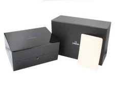 Originale Watch Box Omega Nera Lucida Speedmaster "Grey Side Of The Moon" Nuova