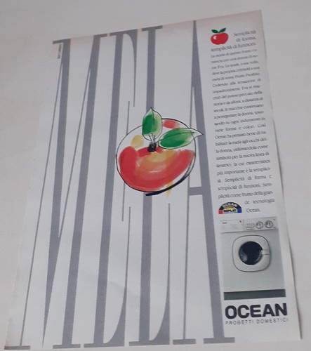 Pubblicità lavatrice ocean - pubblicità,