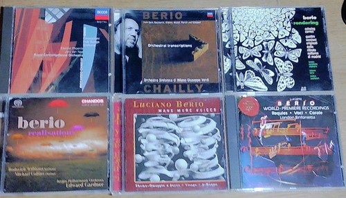 Luciano berio lot 6cds - lot, of