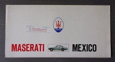 Brochure vendita MASERATI