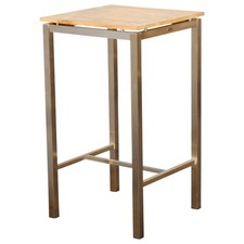 Tavolo da bar in acciaio inox