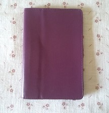 Cover custodia a libro in ecopelle viola per tablet ebook eReader