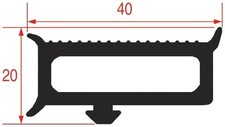GERMANI GUARNIZIONE CELLE FRIGORIFERE A METRO NON CALAMITATA 40x20mm 3286526