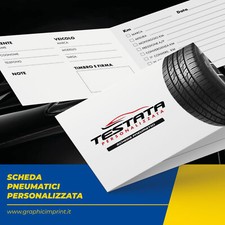 Scheda Pneumatici Gommista Carta Identita Stagionali Invernali Estivi