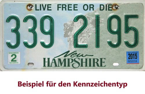 Targa del new hampshire old - targa,