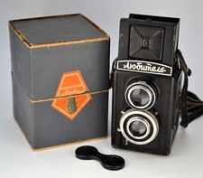 SERVICED ONE OF FIRST EDITIONS 1950 USSR LOMO Lubitel-1 MEDIUM FORMAT CAMERA (2)