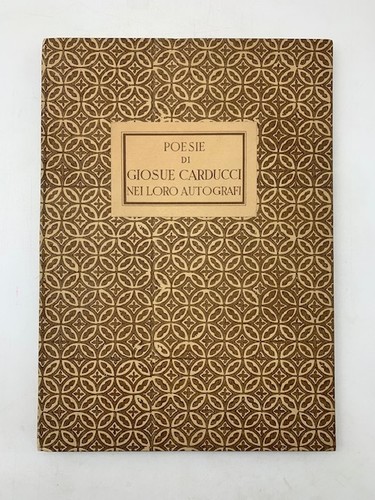 Poesie giosue carducci nei - di,