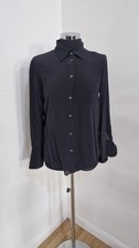 Camicia Zara Navy in seta