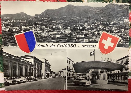 Cartolina saluti chiasso - cartolina, da