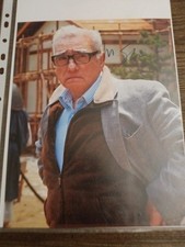 MARTIN SCORSESE FIRMATO A MANO CON FOTO 8X10 CACAO 