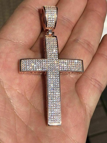 Croce grande uomo argento 925