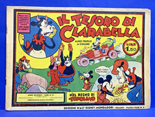 NEL REGNO DI TOPOLINO 15 IL TESORO DI CLARABELLA Disney Mondadori 1936 ORIGINALE