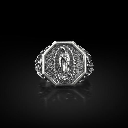 Anello con sigillo argento - con,
