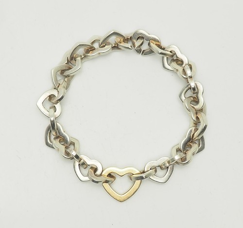 Bracciale maglie cuore in - cuore,