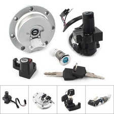 Blocchetto accensione tappo serbatoio blocchetto sedile set blocchetto casco per Honda CB400 CB1 VT250