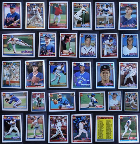 Carte baseball 1991 topps - carte,