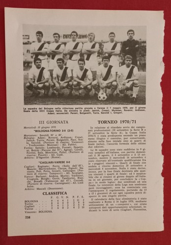 Bologna vince coppa italia - coppa,