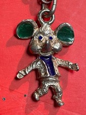 collana con ciondolo pendaglio topo gigio lars epoca argento 925 800 anni 70