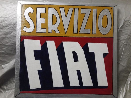 Insegna targa vintage - , servizio