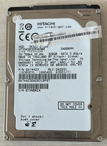 Hard disk hitachi - hitachi, 320gb