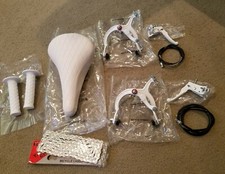 NUOVO SEDILE BICICLETTA BIANCO