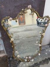 SPECCHIERA IN FERRO CON FIORI