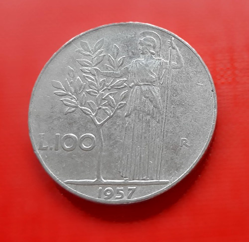 100 lire 1957 italie - lire,