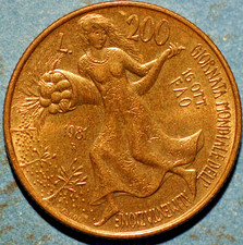 1981 Italy 200 Lire FAO World