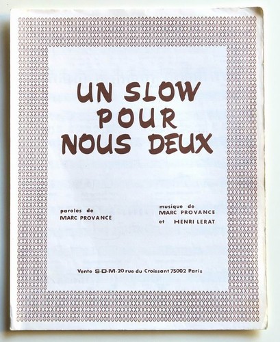 Partition sheet music - , marc