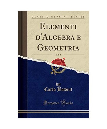 Elementi algebra e - elementi, d'algebra