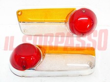 PLASTICHE FANALI FARI POSTERIORI LANCIA FULVIA COUPE HF ORIGINALI CARELLO