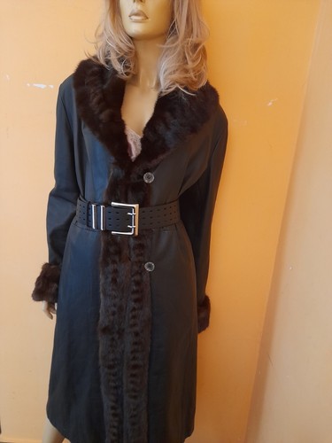 Cappotto vera pelle e - in,