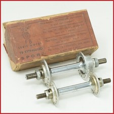 NOS FB BRIVIO EXTRALUSSO SPORT MOZZI TOURING ACCIAIO 36H VINTAGE OLD 3 4 MARCE