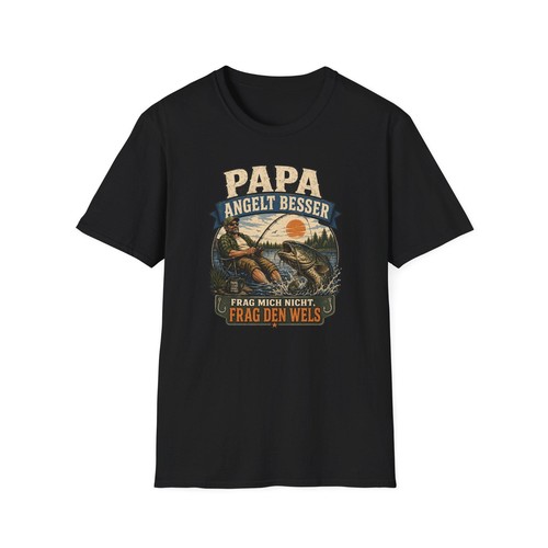 Shirt papà pesca meglio - t-shirt,
