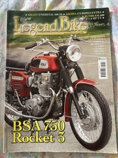 LEGEND BIKE Dicembre 2010 BSA 750 Rocket 3 Gillet Herstal 500 Ss Gilera 175 Ross