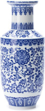 Vaso Blu E Bianco per