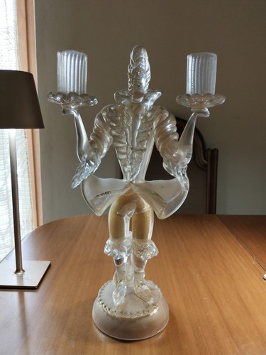Candelabro arlecchino vetro - vetro, di
