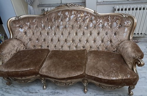 Divano tre posti - beige, e