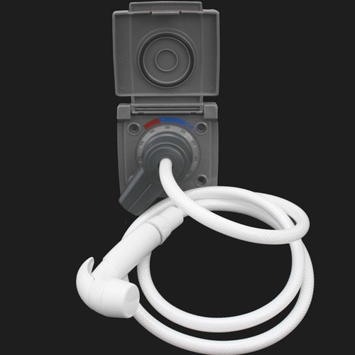 Doccia esterna con - doccia,