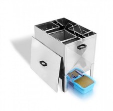 Sceratrice a vapore inox Vapor 30 - Capacità 30 favi da nido DB