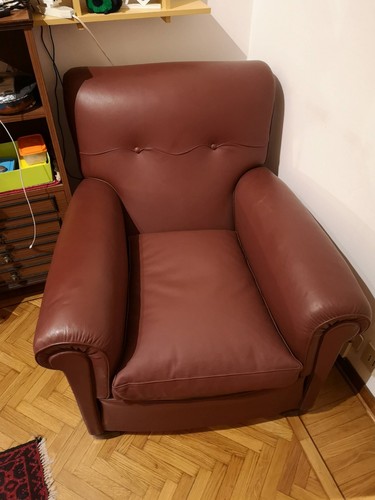 Coppia poltrone pelle - di,