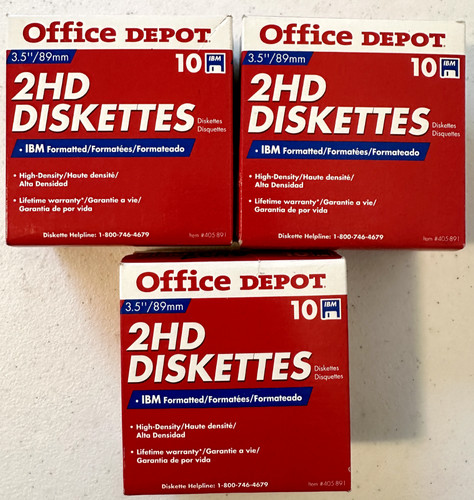 Ibm 2hd dischetti office - dischetti, 30