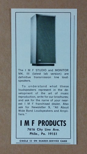 1971 fmi studio - &, monitor