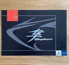 Suzuki Hayabusa GSX-R 1300 (2008) Brochure Pubblicitaria Cartacea Originale